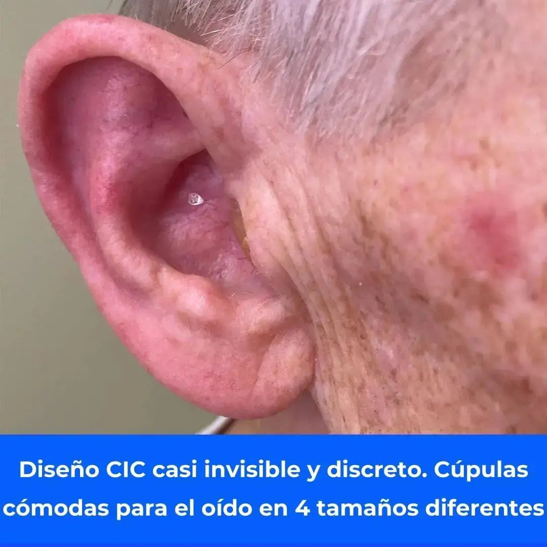 Micro CIC Audífonos recargables (Pareja)