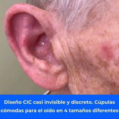 Micro CIC Audífonos recargables (Pareja)